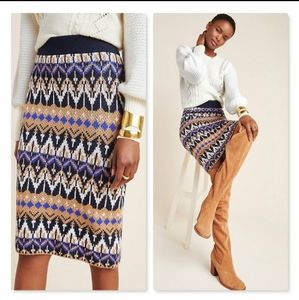 NWT Anthropologie Saoirse Sweater Midi Skirt